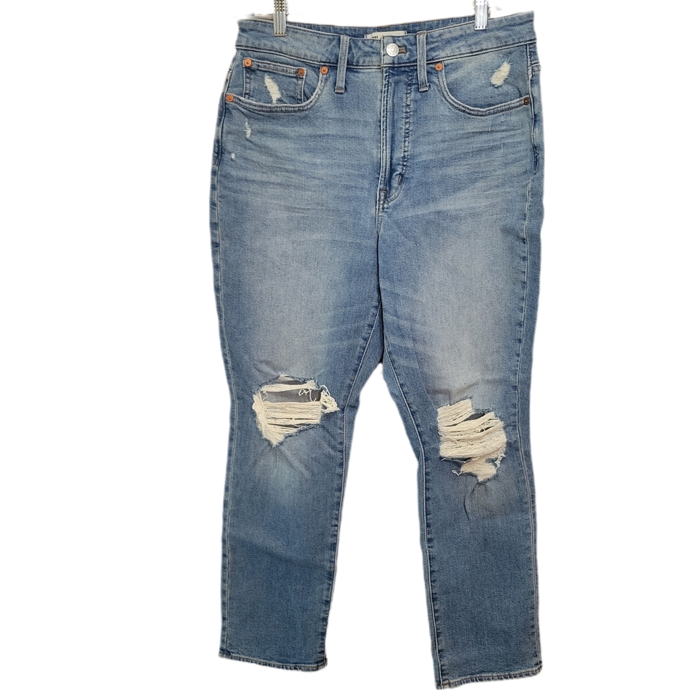 Madewell Women's Distressed The Curvy Perfect Vintage Jean